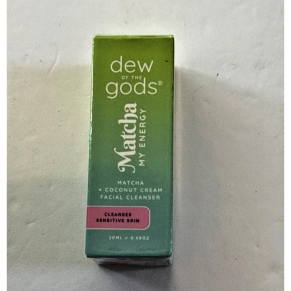 Dew of the Gods Matcha My Energy Coconut Cream Facial Cleanser Sensitive .68 oz